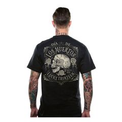 Lucky 13 Μπλούζα κοντομάνικη Dead Skull t-shirt black - S