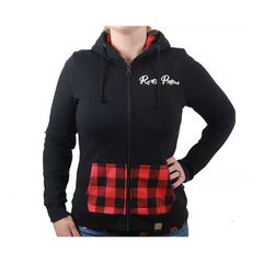 Rusty Pistons Γυναικεία Ζακέτα με Κουκούλα Turner female zip hoodie black/red - L