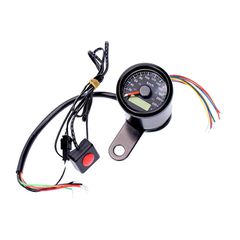 Stoker, electronic speedometer 48mm. Black, black face