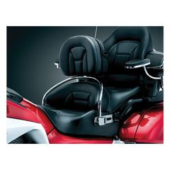 Kuryakyn, ''revolution'' driver backrest, black and chrome-thumb-1