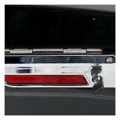 5" down extended saddlebag set. Black-thumb-3