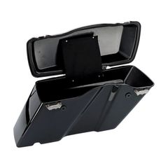 Standard saddlebag set. Black-thumb-1