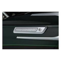 Kuryakyn, LED saddlebag hinge accents. Chrome