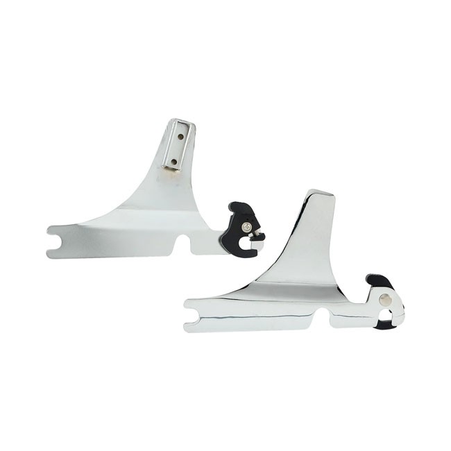 Detachable sissy bar side plates