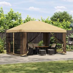 Κιόσκι 4 x 3 μ Κρεμ Πολυεστέρας και Χάλυβας 190 gsm 900374