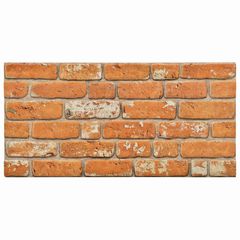Πάνελ τοίχου 10 τμχ. 100 x 50 cm Τούβλο Αφρός EPS 153605