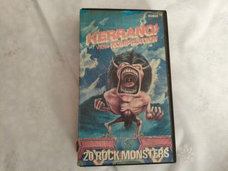 Vintage συλλεκτική βιντεοκασέτα VHS Kerrang "20 Rock Monsters" 1985