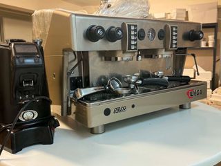 Wega Atlas Coffee Machine and Eureka coffee grinder