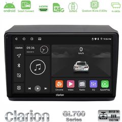 Clarion GL700 Series 8Core Android ClarionOS 4+64GB Fiat Ducato/Citroen Jumper/Peugeot Navigation Multimedia Tablet 9" Με Carp