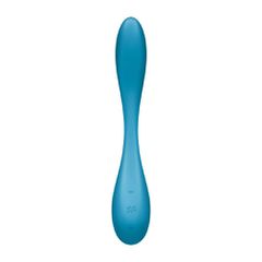 Satisfyer G-spot Flex 5 Multi Vibrator - Blue App Controlled-thumb-1