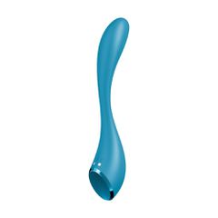 Satisfyer G-spot Flex 5 Multi Vibrator - Blue App Controlled-thumb-2