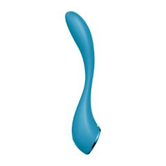 Satisfyer G-spot Flex 5 Multi Vibrator - Blue App Controlled-thumb-5