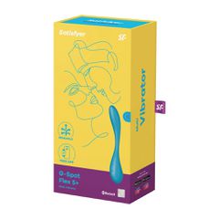 Satisfyer G-spot Flex 5 Multi Vibrator - Blue App Controlled-thumb-4