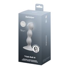 Anal Plug Triple Ball-R - grey-thumb-2