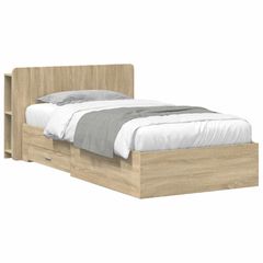 Σκελετός κρεβατιού με αποθήκευση Sonoma Δρυς 75 x 190 cm 3433700