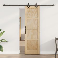Συρόμενη Πόρτα ORKDAL 61 x 198,5 εκ. Μασίφ Ξύλο Πεύκου Φυσικό 3445548