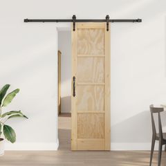 Συρόμενη Πόρτα ORKDAL 61 x 198,5 εκ. Μασίφ Ξύλο Πεύκου 3445557