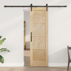Συρόμενη Πόρτα ORKDAL 61 x 198,5 εκ. Μασίφ Ξύλο Πεύκου Φυσικό 3445602