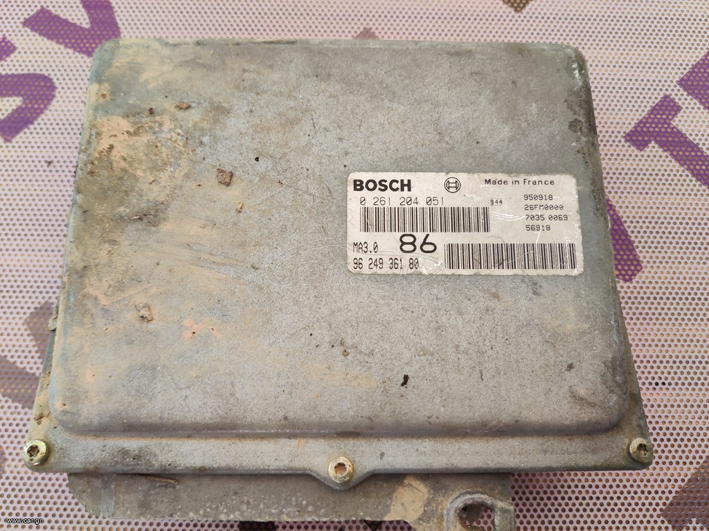 Εγκέφαλος κινητήρα PEUGEOT 106 1.0, 0 261 204 051