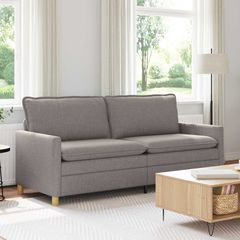 Καναπές Taupe 196 x 81 x 87,5 εκ. Ύφασμα 42028878