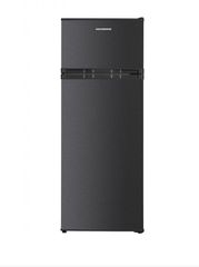 Heinner HF-H2206DGE++ Ψυγείο Δίπορτο 206lt Υ143xΠ54.5xΒ55.5εκ. ανάγλυφο ανθρακί