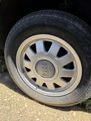 Ζαντολάστιχα / Ζάντες Αλουμινίου 15" Γνήσιες Audi με Ελαστικά (195/65/15) Audi A4 B5 (1995-2001) 15" x 6J, ET 45, Καρέ 5x112 (CB 57.1)