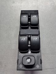Hyundai Getz 2002-2010 & Hyundai Matrix 2001-2010 & Kia Cerens 2003-2006 διακόπτης παραθύρου τετραπλός εμπρός αριστερός (14pin)