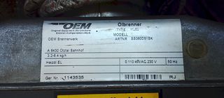 Καυστήρας πετρελαίου OilBrenner 25.000 - 50.000 θερμίδες