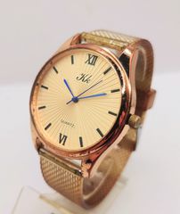 ΚΚ Gold-Plated Quartz γυναικείο ρολόι με λουράκι Α9536 ΤΙΜΗ