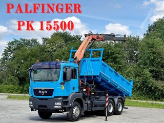 Γερανοί - Φορτηγά Με Γερανό MAN 2009 TGS 33.360 * PALFINGER PK 15500 + ΤΗΛΕΧΕΙΡΙΣΤΗΡΙΟ * 6x4