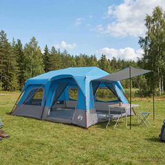 Αυτόματη Τέντα 10 ατόμων Μπλε 185T Πολυεστέρας με επίστρωση PU 42017488