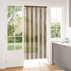 Κουρτίνα εντόμων Chenille Σκούρο καφέ και μπεζ 90 x 200 cm 42034431