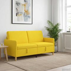 Καναπές με Αποθήκευση Απαλό Κίτρινο 172 x 78 x 87 εκ 42036957