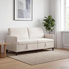 Καναπές με Αποθήκευση Κρεμ 172 x 78 x 87 εκ Πολυεστέρας 42036969