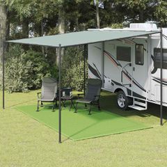 vidaXL Χαλί Σκηνής Ανοιχτό Πράσινο 250x350 εκ. HDPE