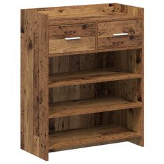 Ντουλάπα Παπουτσιών Παλαιωμένο ξύλο 73,5 x 36 x 92 εκ 8011329