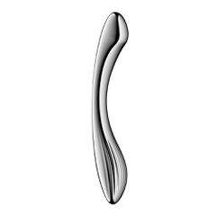 Satisfyer - Pure Gravity 1 Stainless Steel Double-ended Dildo Silver