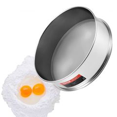 VEVOR Fine Mesh Sieve Flour, 40 Mesh Flour Sifter, 304 Stainless Steel Fine Mesh Sifter Food-grade, Dia.Διχτυωτές 12,6" για ψήσιμο, Διχτυωτή τρύπα 5 μεγεθών για Mungbean, ρύζι, αλεύρι, μαργαριτάρι σε