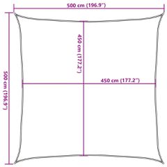 Πανί Σκίασης Τετράγωνο 160 γρ./μ² Άμμος 5x5 μ. HDPE 4002025-thumb-9
