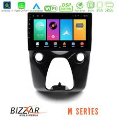Bizzar M Series 8Core Android16 2+32GB Toyota Aygo | Citroen C1 | Peugeot 108 Navigation Multimedia 10 | Pancarshop