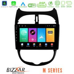 Bizzar M Series 8Core Android16 2+32GB Peugeot 206 Navigation Multimedia Tablet 9 | Pancarshop