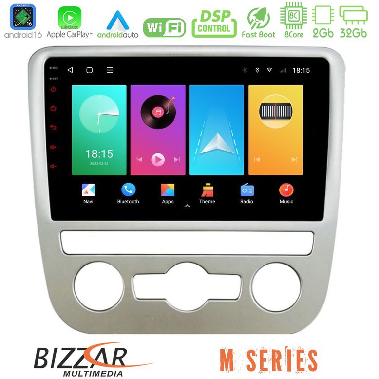 Bizzar M Series 8Core Android16 2+32GB VW Scirocco 2008 – 2014 Navigation Multimedia Tablet 9 | Pancarshop