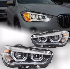 ΦΑΝΑΡΙΑ ΕΜΠΡΟΣ LED Headlights BMW X1 F48 F49 All LED Headlight DRL Angel Eyes 2016-2020