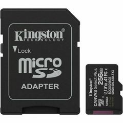Kingston Technology 256GB microSDXC Canvas Select Plus Gen3 150MB/s A1 Card + Adapter