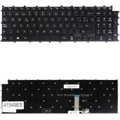 Teclado Español para Portátil - Spanish Laptop Keyboard για LG Gram 17Z90P 17Z90Q 17UD70P 17Z90P-G 17Z90P-K 17Z90P-N 17U70P-P.AA78B 17Z95P SG-90970-XUA SN3890BL AEW74109812 AEW74230312 ES Nο Frame Bac