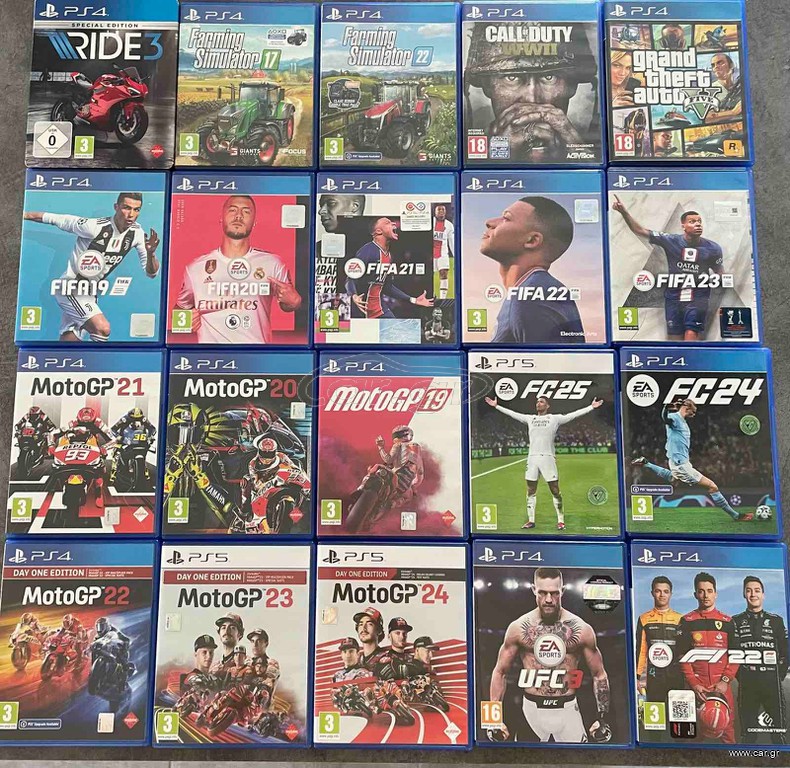 Πωλούνται παιχνίδια ps4&ps5