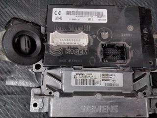RENAULT KANGOO I SET IMMO SIEMENS SIM32,S120201212F,8200516963,UCH-N2,28115855-1A