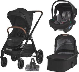 Πολυκαρότσι 3 σε 1 Aspen Jet Black Coccolle + ΔΩΡΟ Τσάντα-Αλλαξιέρα Αξίας