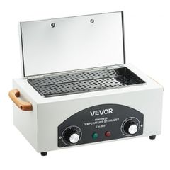 VEVOR High Temperature Autoclave Machine, 2L, 300W High Temperature Cleaner Machine Box με ρυθμιζόμενη θερμοκρασία και χρόνο, Καθαριστικό εργαλείων ντουλαπιών ξηρής θερμότητας για εργαστήρια, σπίτι, ν