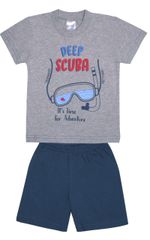 Πυτζαμάκι Καλοκαιρινό Scuba Pretty Baby